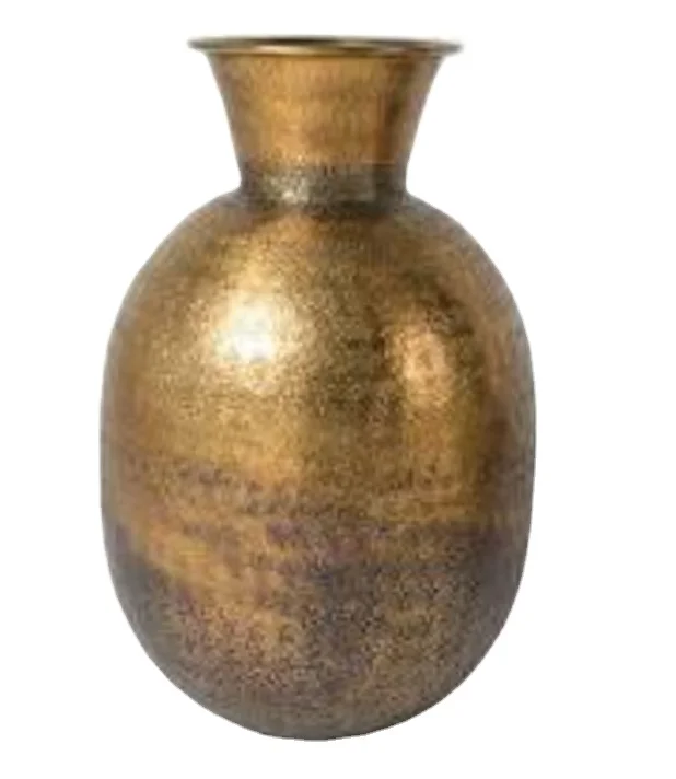 Manufacturer Of Brass Decorative Flower Pot High Quality Brass Antique Flower Vase Made India