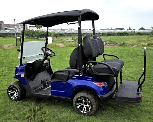 48V Electric Golf Cart 4 Seater Renegade X Edition Utility Golf UTV - BLUE