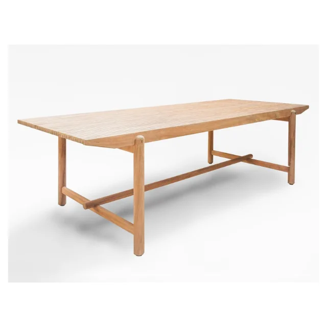 Hot Selling Garden Dining Furniture Outdoor Table Solid Teak Wood Table Furniture Outdoor Furniture Garden Teak Table