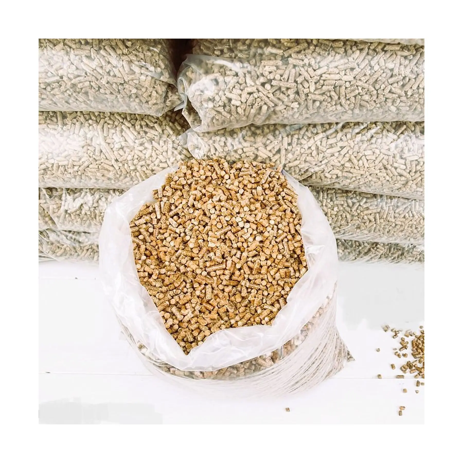 Premium LDPE Pellet Bags - Specialized Microperforation for Ventilation - Italian Precision for Specific Storage Needs