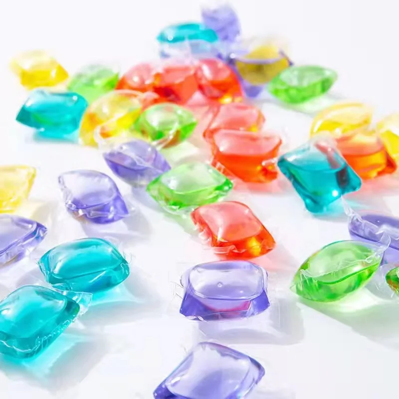 Liquid Shaped Cleaning Balls Colorful Laundry Ball Gel Beads Washing Machine Laundry Detergent Pods
