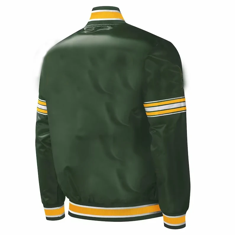 Men New Fashion Style Nylon Custom Color Satin Baseball Jacket Classic Design Varsity Jacket