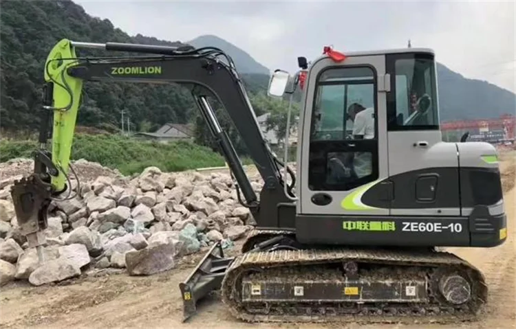 Used 6 ton excavator. Used ZOOMLION excavator ZE60E-10, cheap international shipping from China!