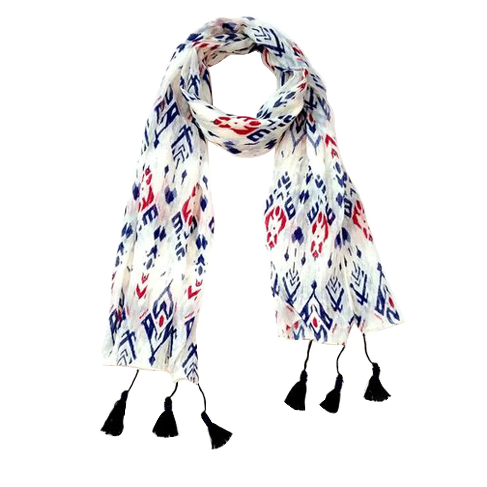 Hot Selling 2023 Fashion Women Handloom Handwoven Cotton Muslin Fabric Jamdani Scarves Summer Spring Plain scarves other