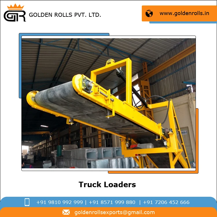 Top Quality Customized Food Grade Portable Truck Loader Conveyor Available with VFD for Speed Control at Best Price