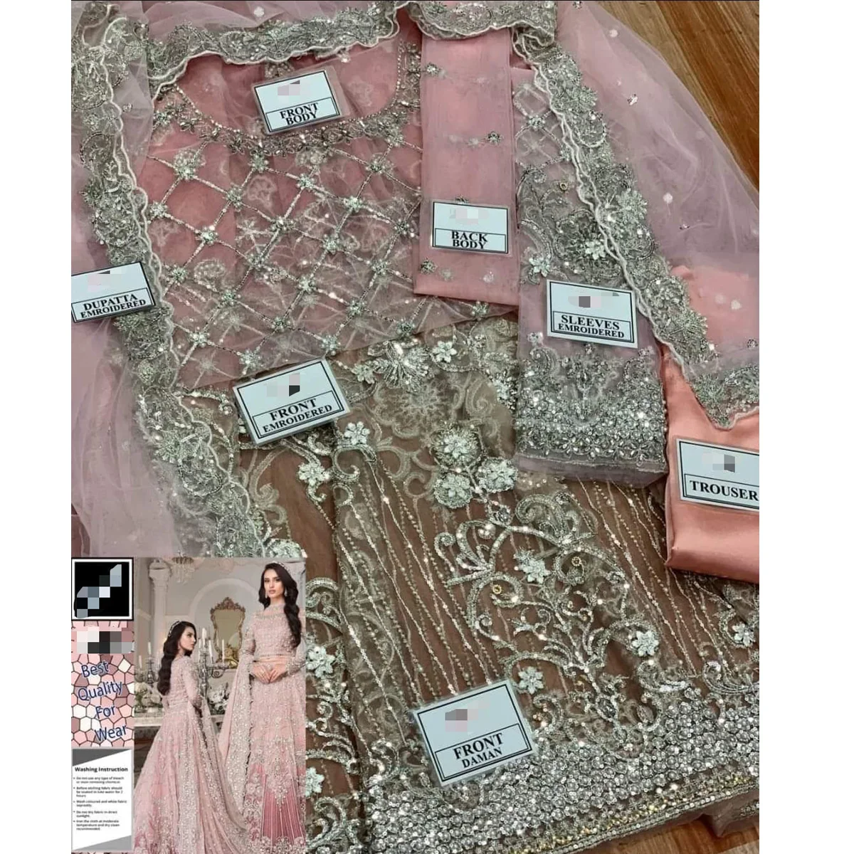 Lehnga Холи одежда для вечеринки свадебные платья короткие из сетчатой ткани тяжелая вышивка вместе с сеткой дупатта и шелковые