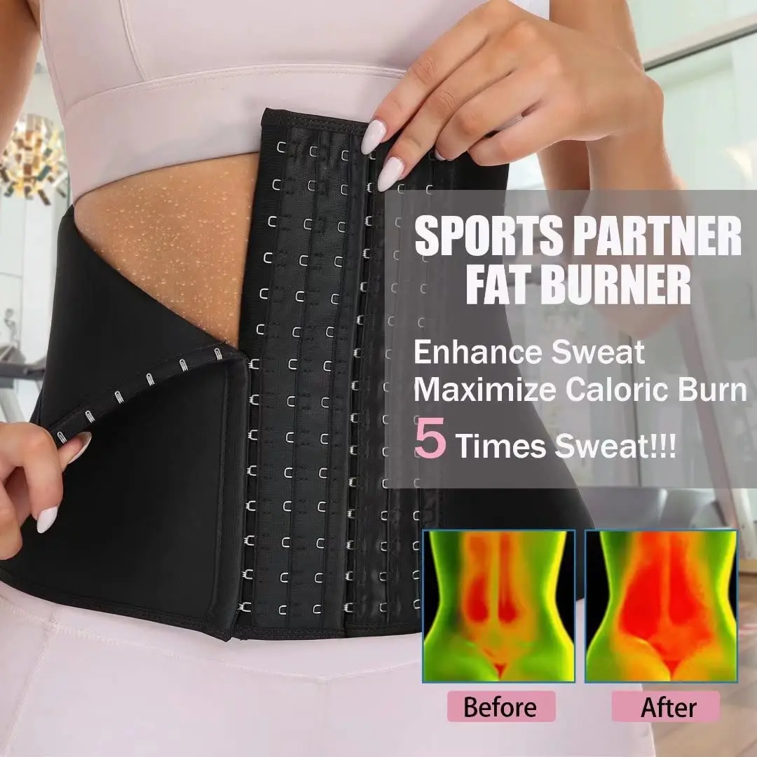 Adjustable Waist Weight Loss Trimmer Slimming Belt Fat Burning Exercise Belly Body Shaper Wrap Band Support Wholesale