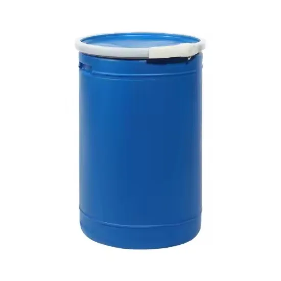 Plastic Barrel Drum 50lL to 200L HDPE Open and closed Top Blue Plastic Drum