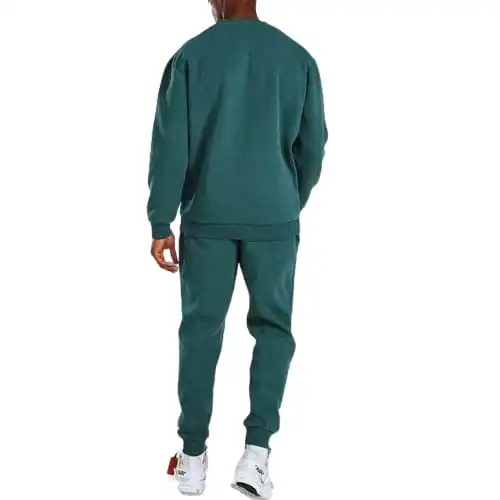 New Fleece Men Set Fashion Brand Tracksuit Lined Thick Sweatshirt + Pants Sportswear Suit Male Winter Warm Hooded suit