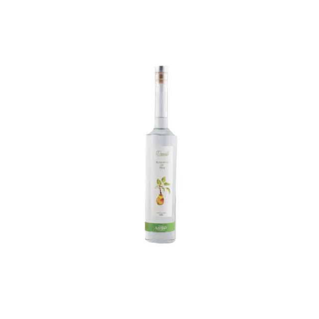 Pear brandy obtained by distilling  characteristic fresh fruit made in Italy  bottle cl 70 end of meal