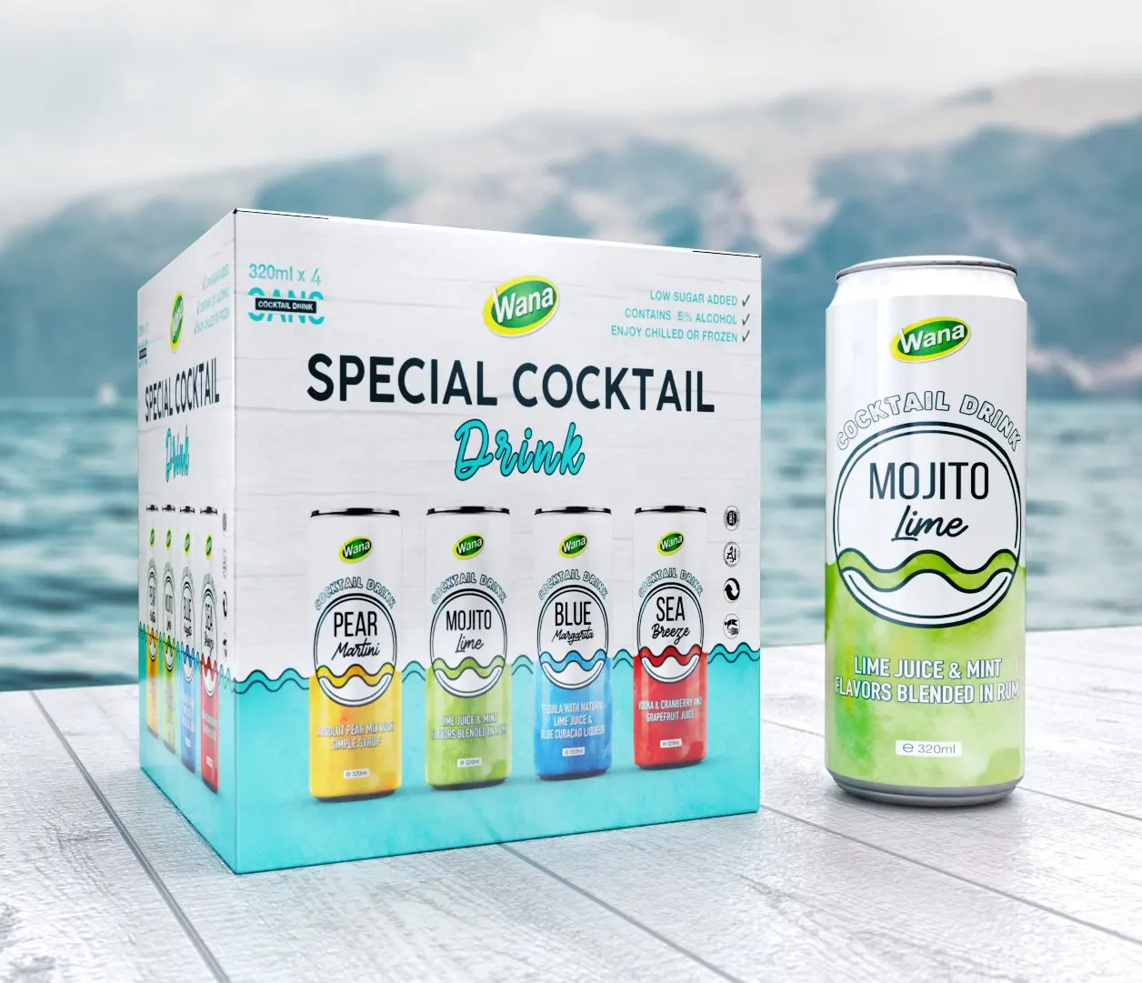 OEM/ private label Cocktail Drink in 500ml Can from manufacture in Viet Nam