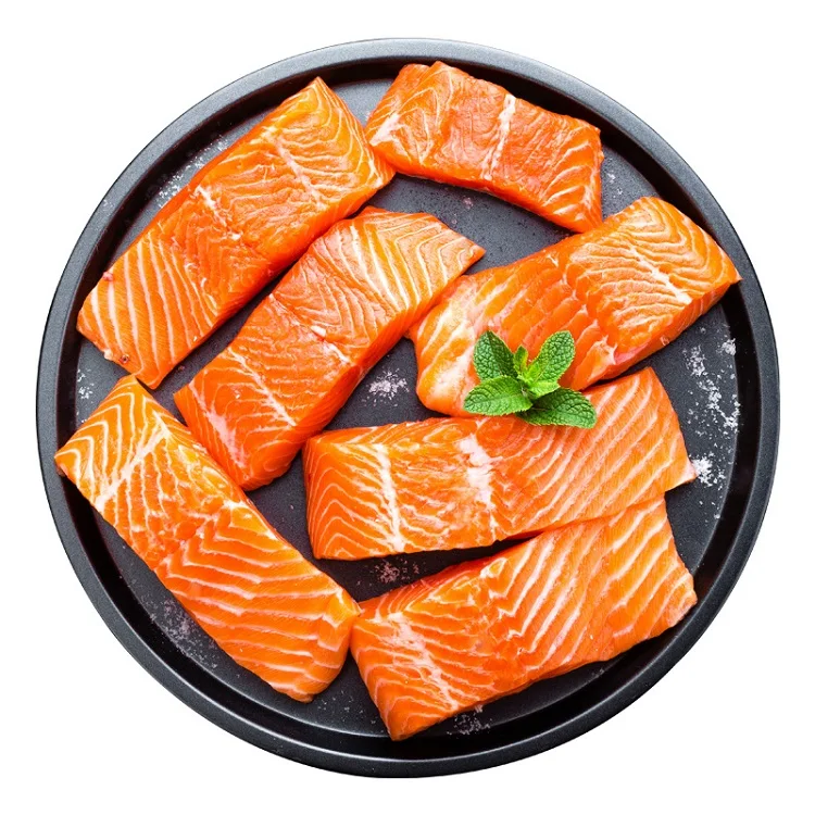 Cargill World Leading Supplier Norwegian Altantic Salmon e-trim 2-3lb. fillets Frozen Premium Seafood Volume Discount Pricing