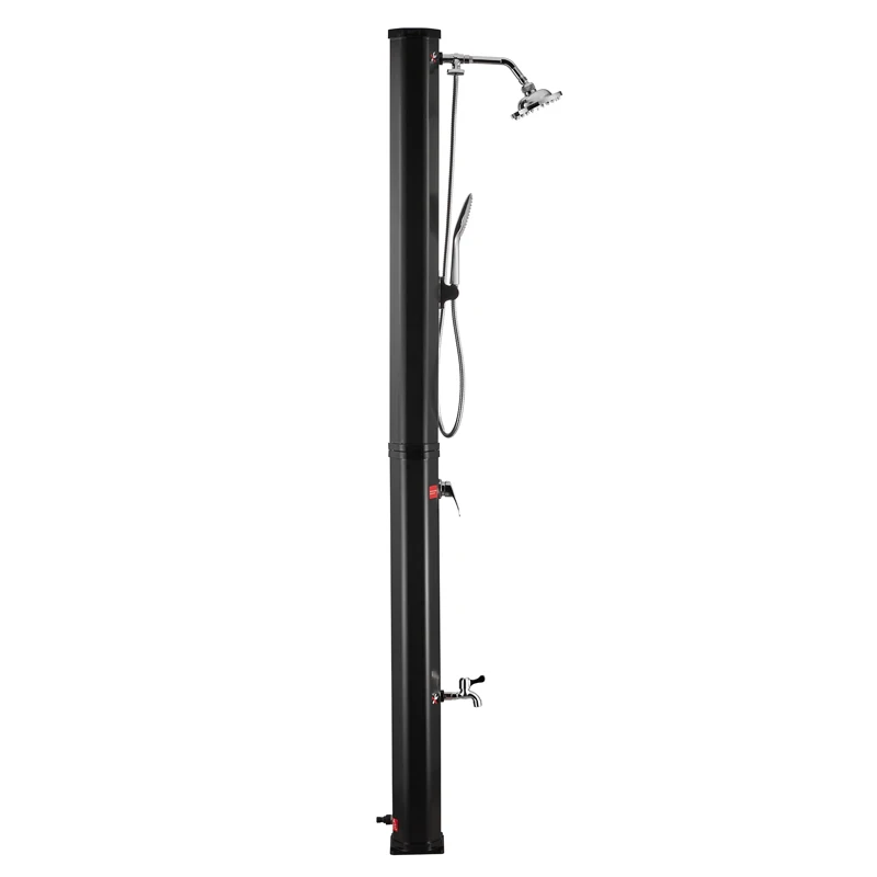 35L sunlight power Black Solar shower with temperature control Solar shower with quick setup
