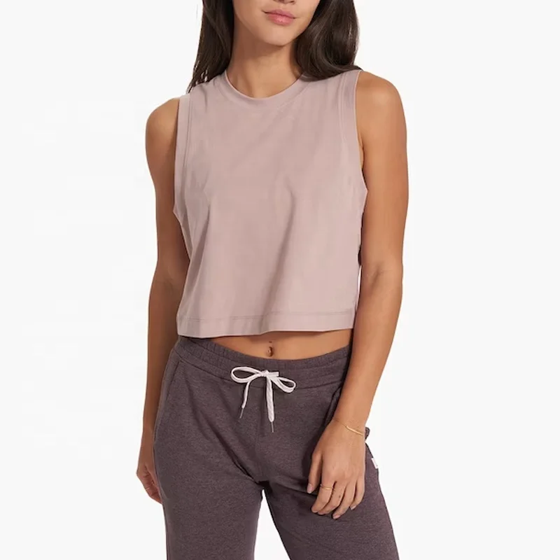 New Arrival Fashion Custom Training Tank Tops Womens Crop Tank Top Relaxed Fit