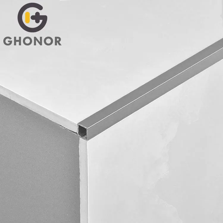 Aluminium Close Edge Square Edging Trim Tile Atrim Turkey Copper Color