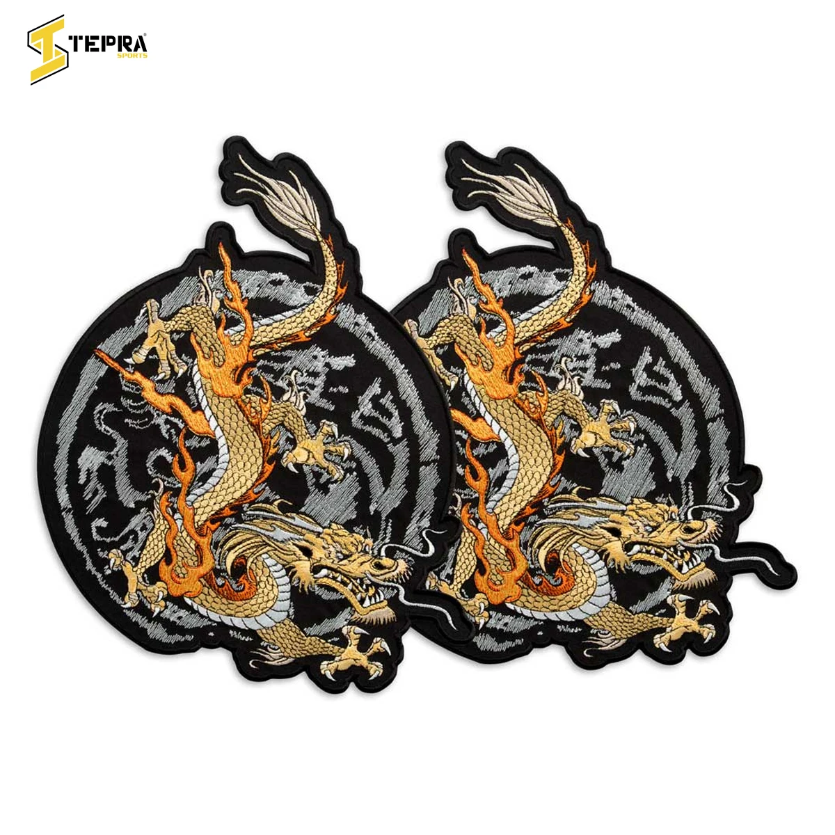 Индивидуальная многоцветная вышитая нашивка от Tepra Sports оптом для изготовления собственной одежды в форме цветов