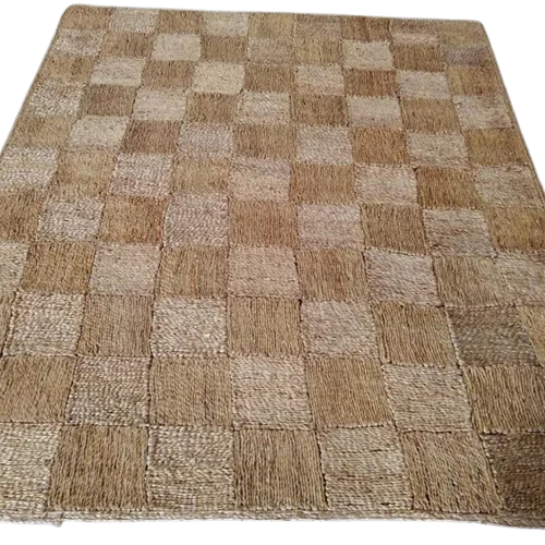 Newly Arrival Braided Hemp Rug Square Design Dual Color Customized Rug For Floor Decoration Usable Rug Low Prices