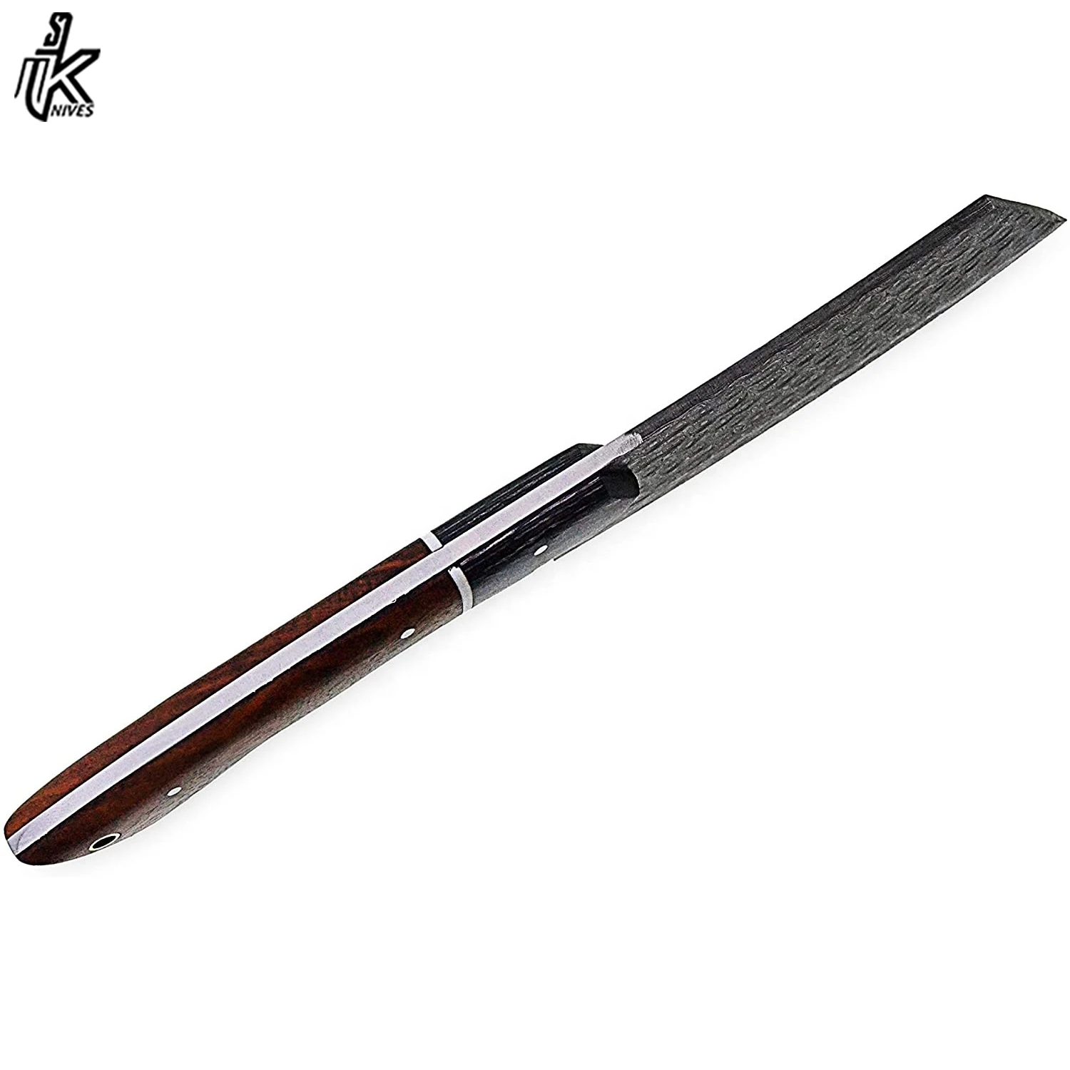 Нож шеф-повара из дамасской стали 12 дюймов с кожаным чехлом