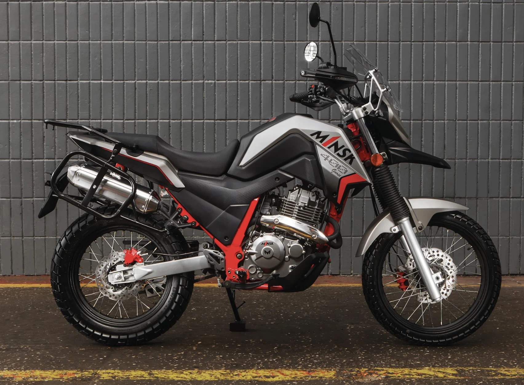 M1NSK GOOSE 400 SPORT OFF-ROAD MOTORCYCLE TRACKER RACER BLACK ENDURO MOTORCYCLE MOTO 2022