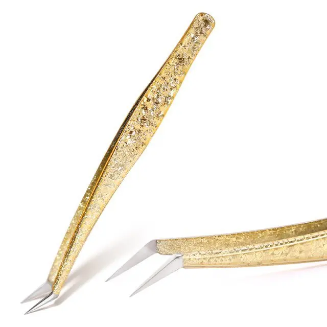 Your Own Logo Design Lash Tweezers Pakistan Made Professional Stainless Steel Eyelash Extension Tweezers