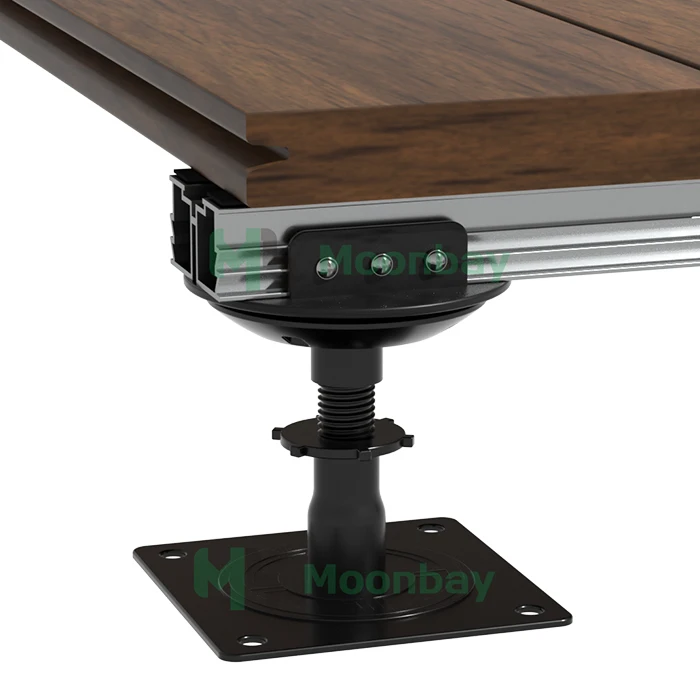 Non-Combustible Paving metal pedestal fire resistant adjustable steel pedestal