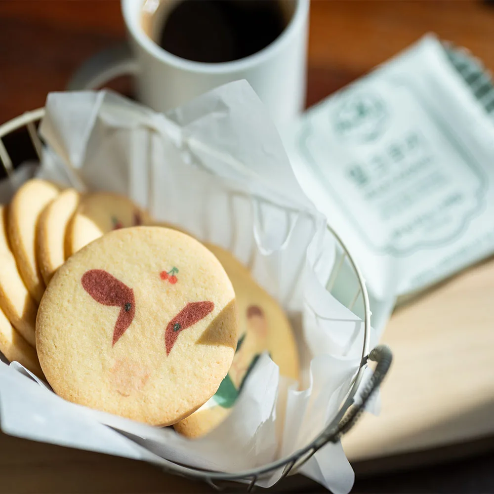 High Quality Handmade Soft Milk Flavor Exotic Snacks KOREA JEJU MORNING SMILES FARM MILK COOKIES Deep Taste of Milk Jam