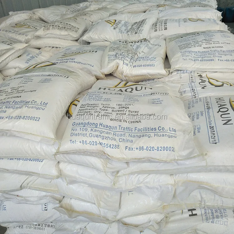 Reflective Thermoplastic Road Marking Powder Paint Guangzhou China factory