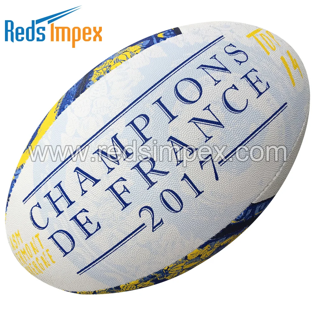 Customizable Professional Rugby Match and Training Balls Custom Branded Hand Stitched Rubber New Customizable Professional Use