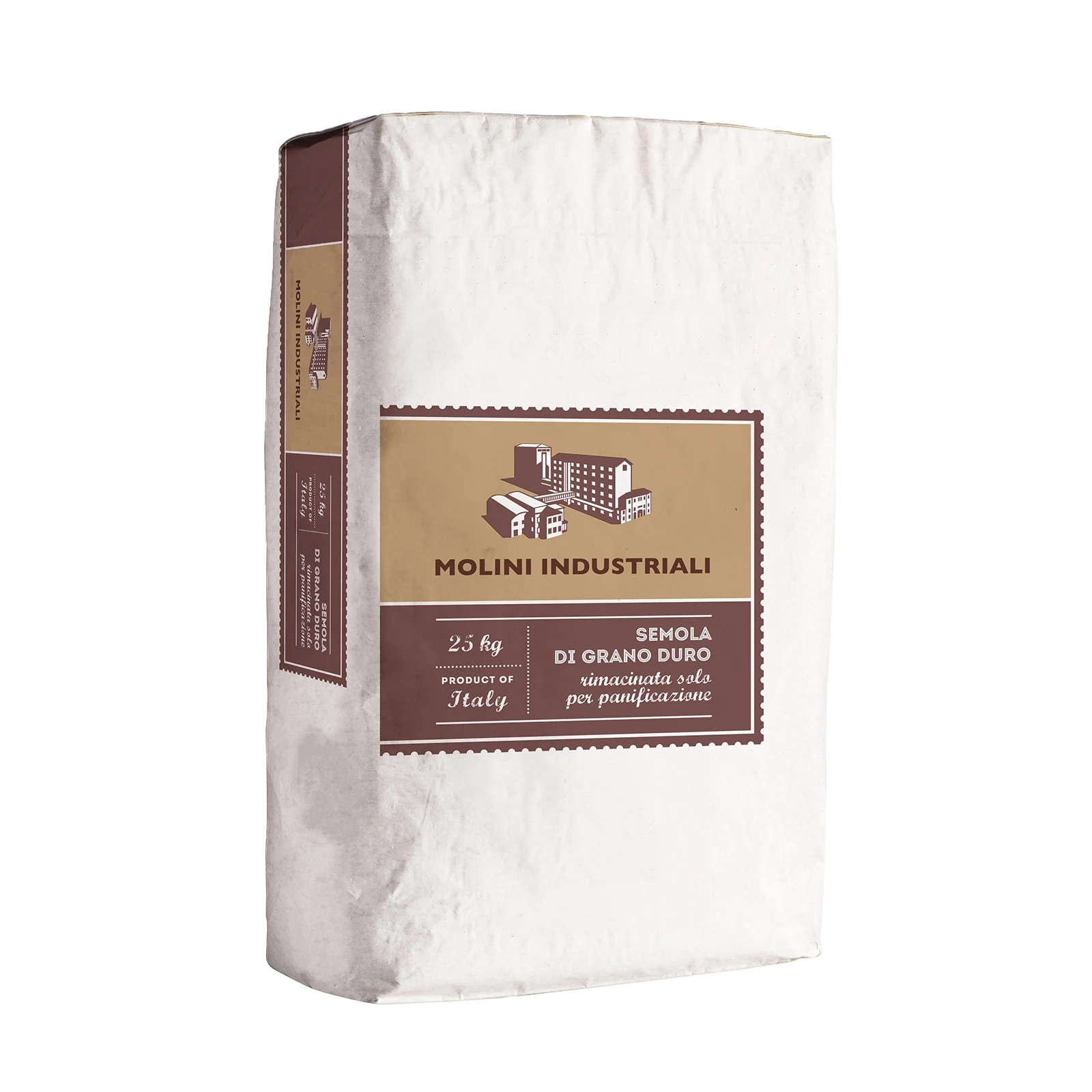 TOP QUALITY REMILLED DURUM WHEAT ITALIAN SEMOLINA PROFESSIONAL FLOUR FOR FRESH PASTA AND BREAD - 25KG