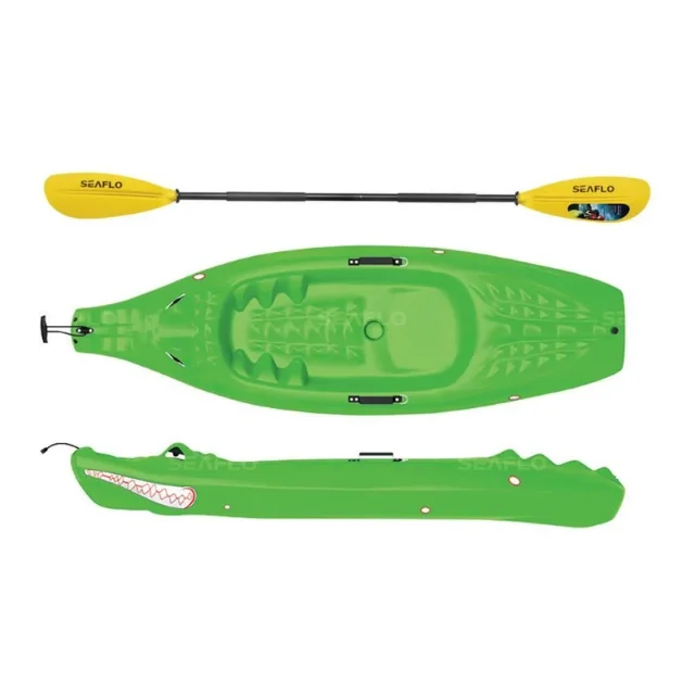 SF-1011 Single Young Canoe (Kayak) Green High Quality For Adrenaline and Water Sports Lovers