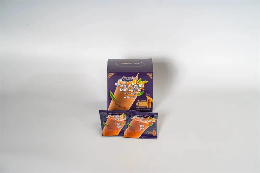 Аутентичный тайский сливочный молочный чай SHARETEA мгновенный 3 в 1 микс сладкий и гладкий раствор для напитков