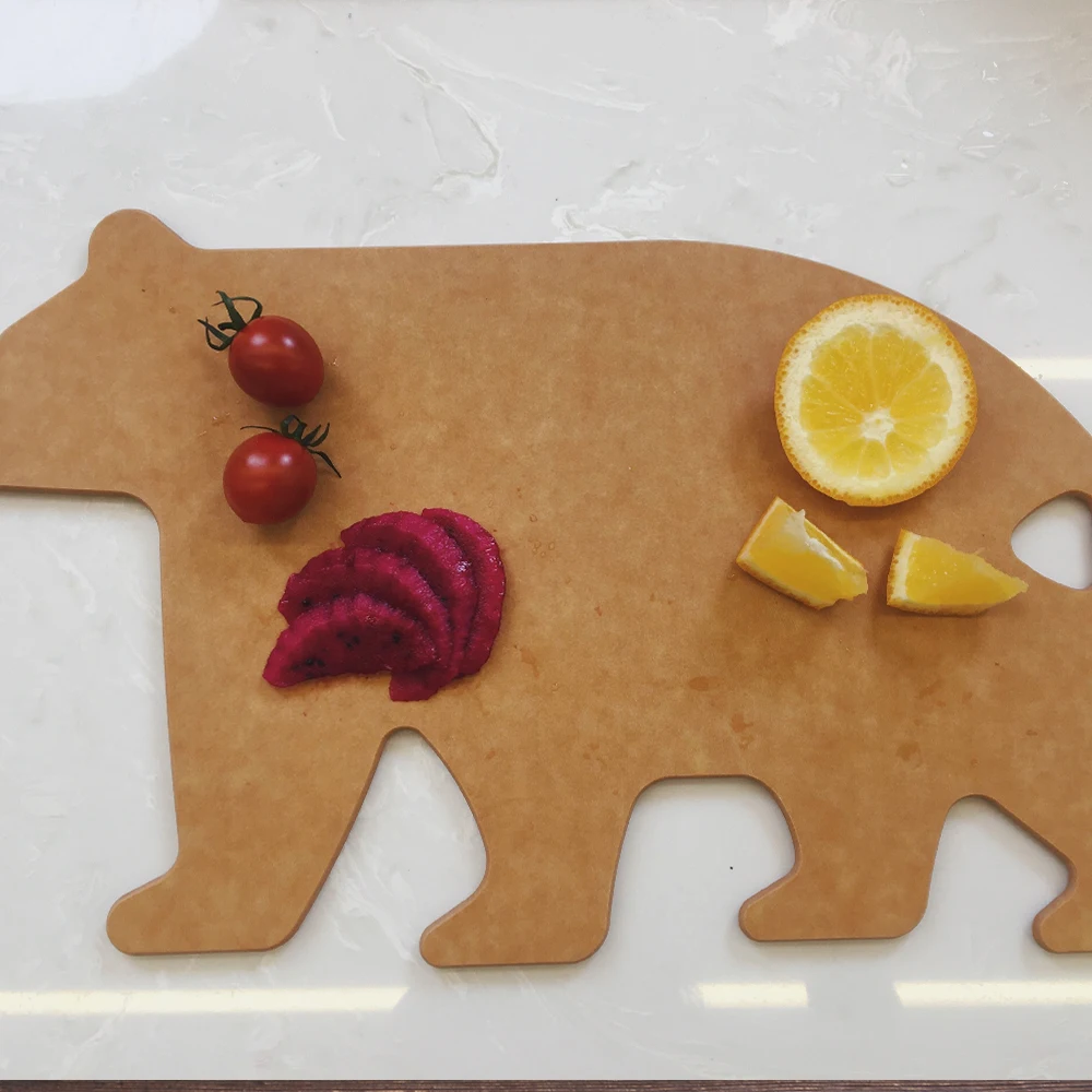 kitchen custom personalised creative bread animal wood chopping board cutting board