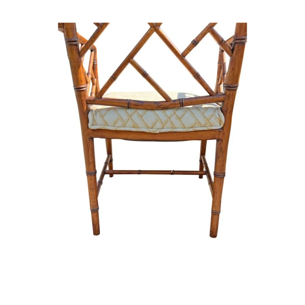 Best selling wholesale vintage design rattan wicker bamboo arm chairs for living room furniture made in Viet Nam