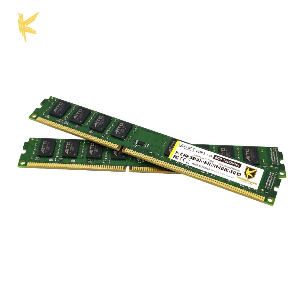 [AITC] 1600MHz 8GB PC3 12800 long dimm memoria ram