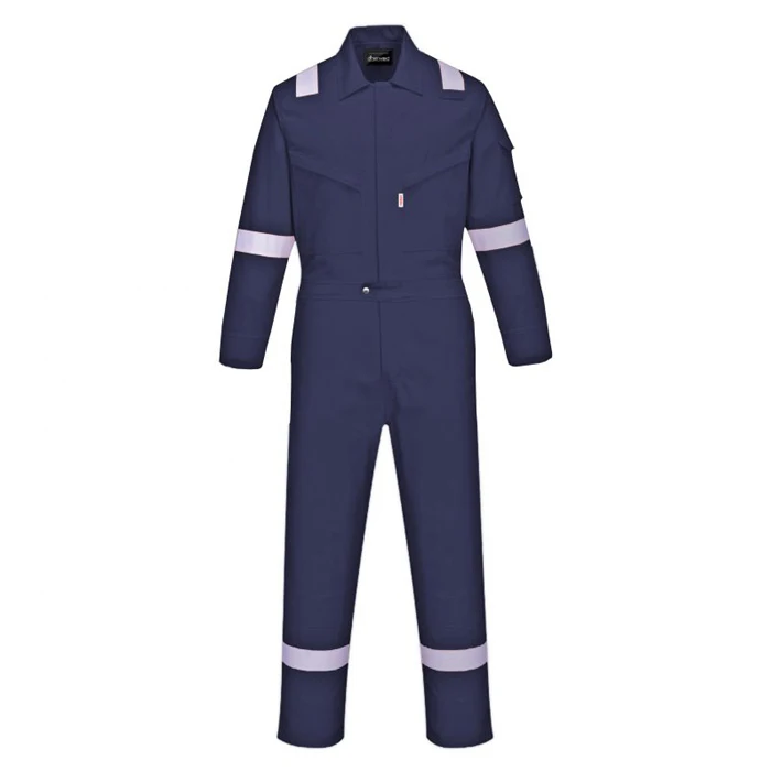 Safety Work Wear Factory Supply Uniform Overall Workwear Coverall Protective safety Suit 100% Cotton Safety Coverall suit