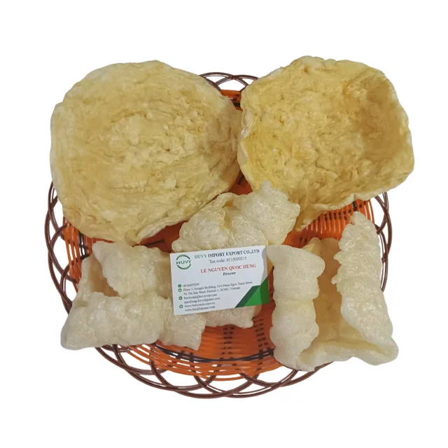 Top Choice Baked Fish Maw Suppliers Oval Shape Nutritious 100% Factory Price Food Beverage Bladder Fish Made In Vietnam