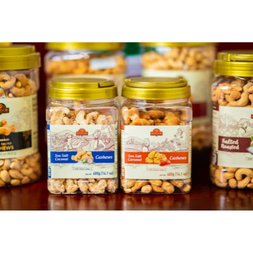 Vietnamese Supplier With Packaging 400g Plastic Jar Our Product Cashew Sea Salt Caramel Free Sample Available