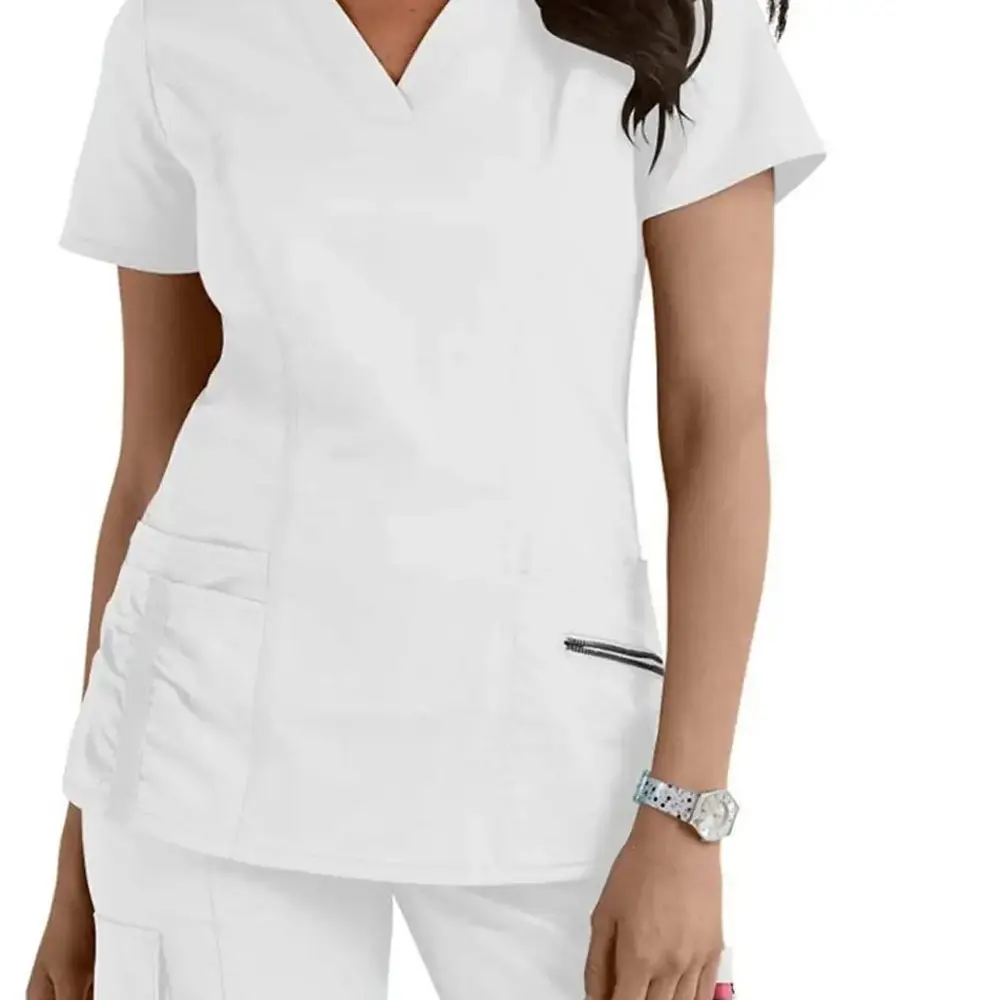 Hot Sale Medical Scrubs Uniforms Women Scrub Nurse Uniform Sets for Hospital OEM Service