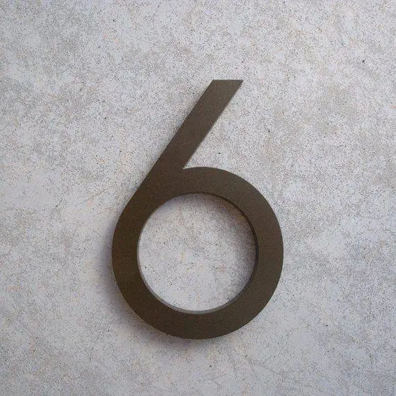 3D Business Logo Custom Stainless Steel Metal Letters Home Numbers Singe Address Sign