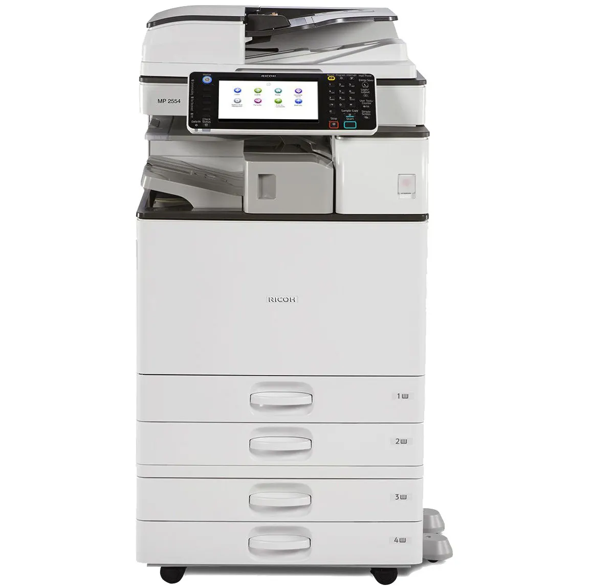 RICOH Aficio MP 2554 Black White Laser Multifunction Printer/Copier Used