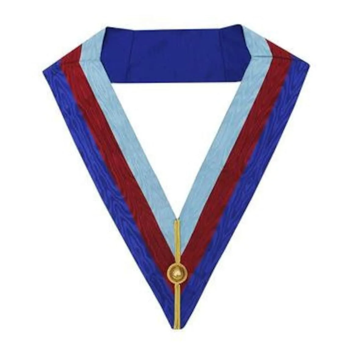 Customizable Embroidered Masonic Sash for Officers