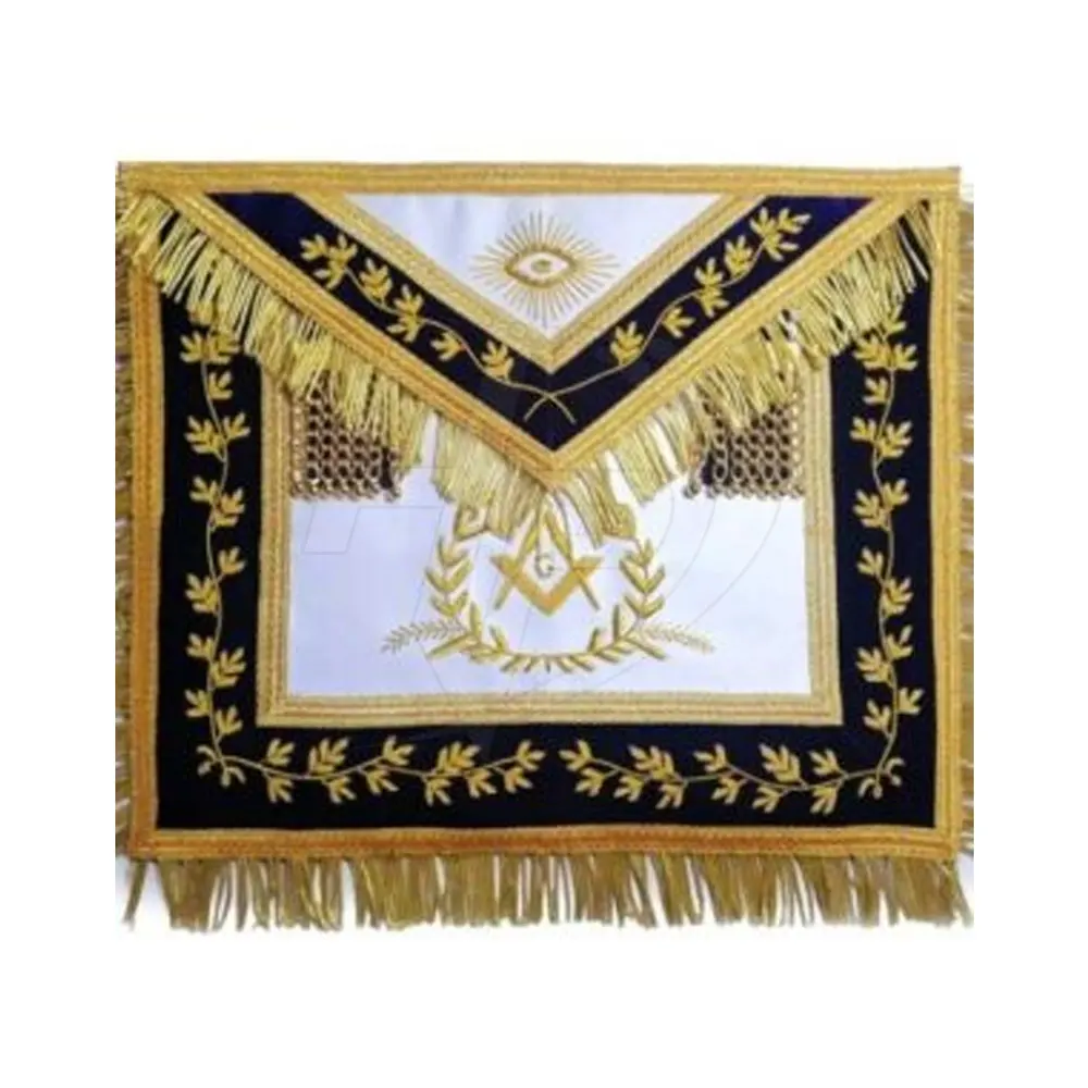 Master Mason фартуки с вышивкой для продажи оптом масонские из хлопка