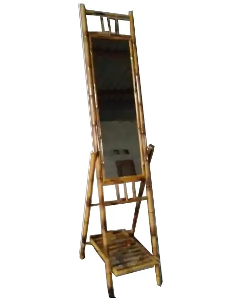 Bamboo Standing Mirror Handcrafted Bamboo Crafts Product