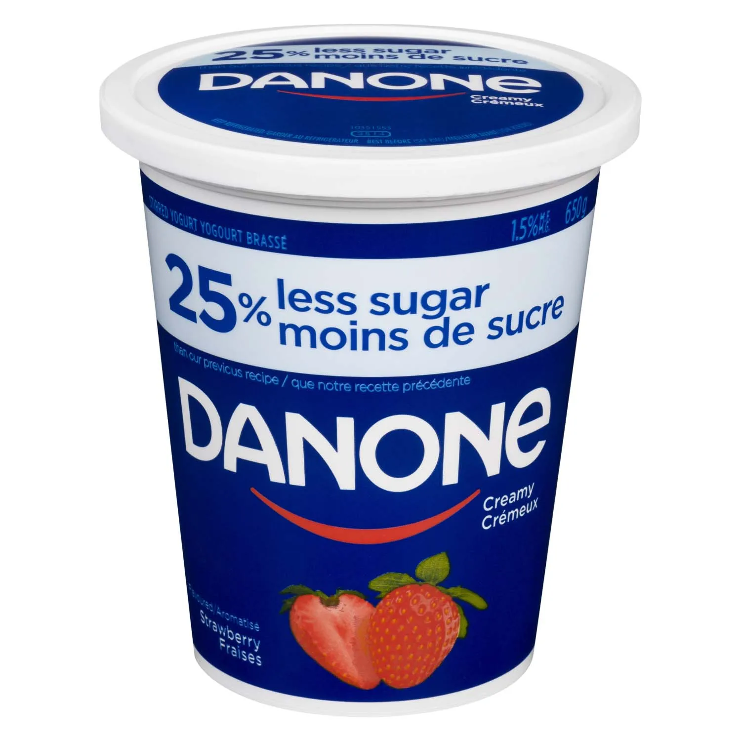 Dannone Creamy Nonfat Yogurt, Strawberry 4oz Wholesale