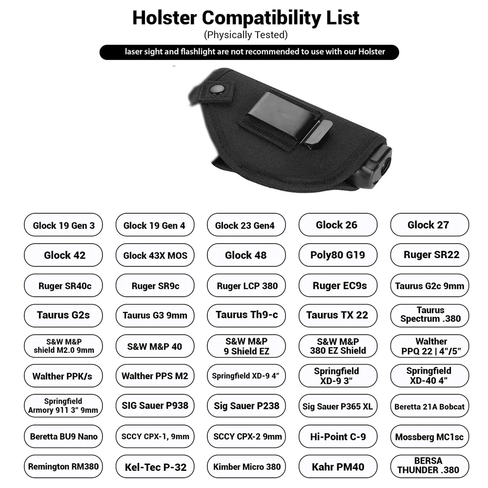 tactical holster right left concealed carry holster