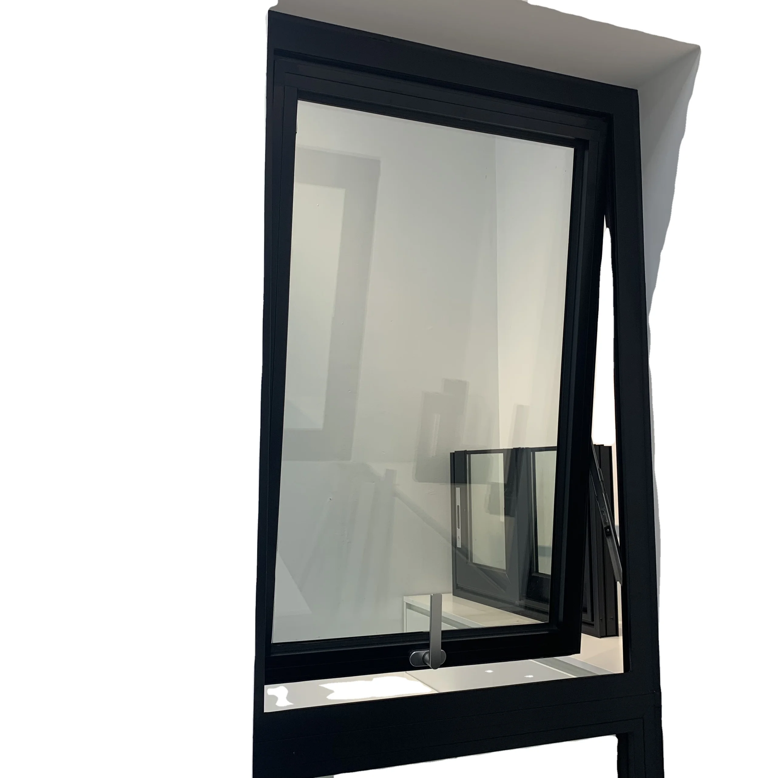 High quality thermal- bridge aluminum awning window made in Vietnam factory price low-e double glasses