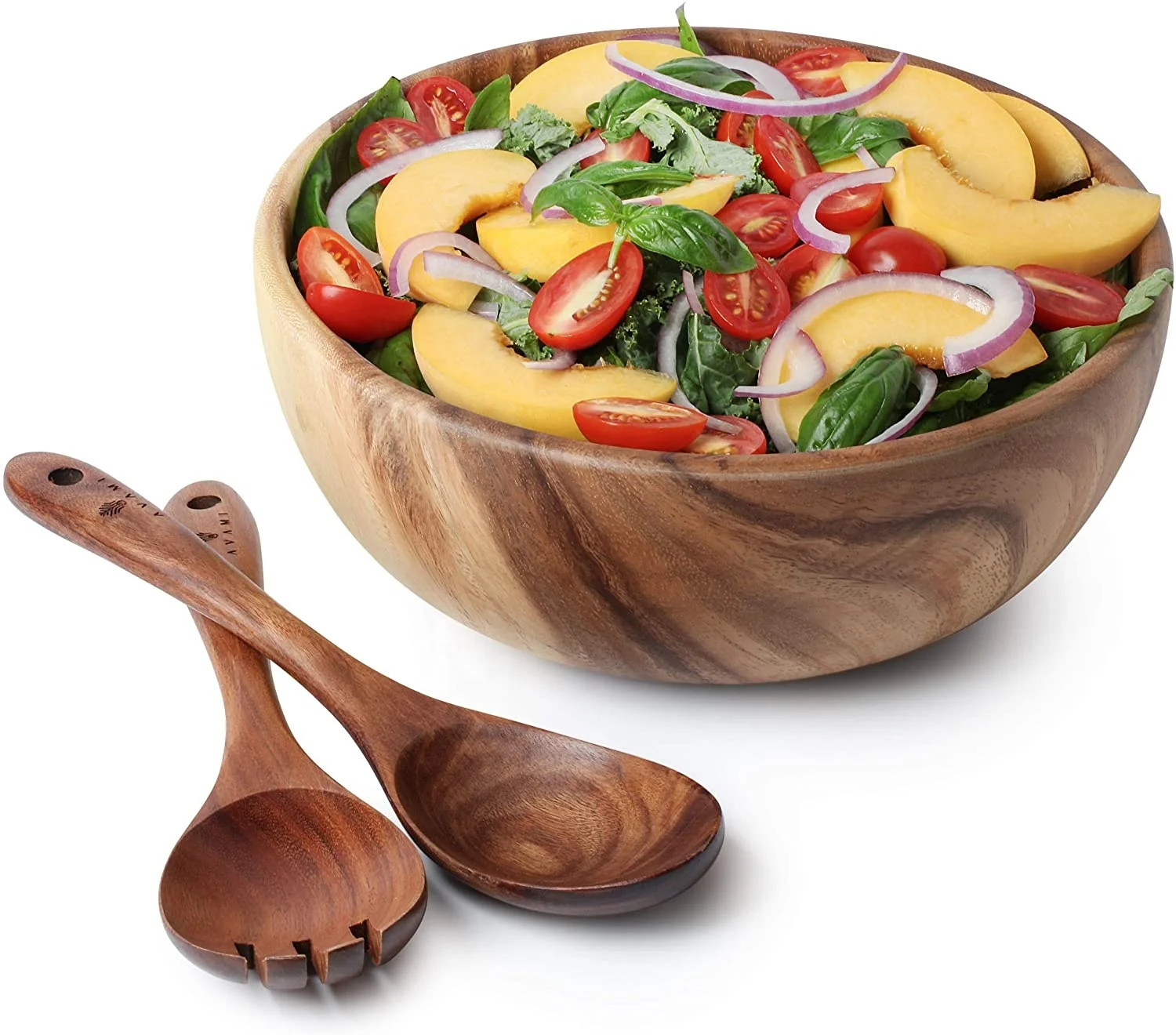 Best Quality Serving Bowl Soup Bowl Healthy Food Container Vintage Dinner Tableware Wooden Serving Bowl