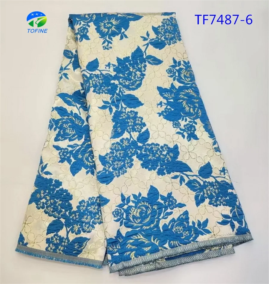 High comfort Jacquard Brocade Fabric Flower Pattern Brocade Super Soft Lace Brocade Fabric for Garment