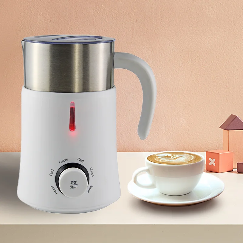 Hot Sale 500w Powerful Make Coffee Milk Foam Automatic Cheap Price 4 In 1 Frother And Milk Steamer