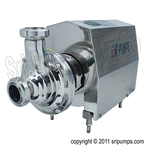 Food Grade Sanitary Stainless Steel Milk Absorb CIP Self Priming Emulsion Pump Food Grade Centrifugal Pump